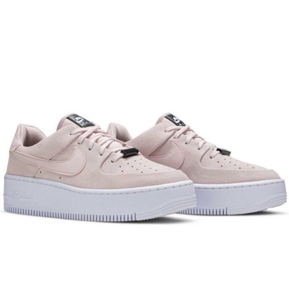 Womens Air Force 1 Sage Low in 'Barely Rose'